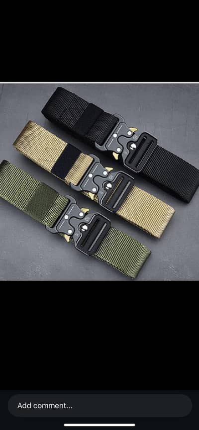 Men's Outdoor Sports Belt Quick Release