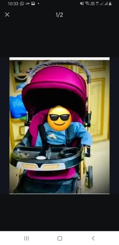 imported pram few days used for sale come from abroad 0311=5514143