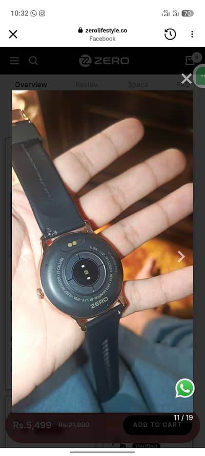Luna smart watch look like brand new