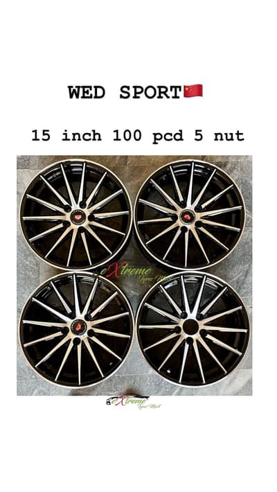 WED Sports | New rims | 15 inch | Alloy Rims