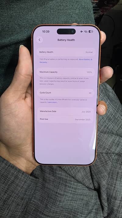 17 Pro Max Bypass Brand New 256 Gb 100% Health Non pta