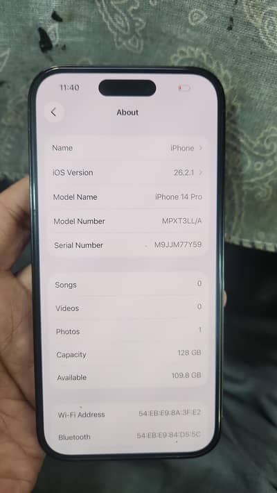 14 pro 128gb jv gold black