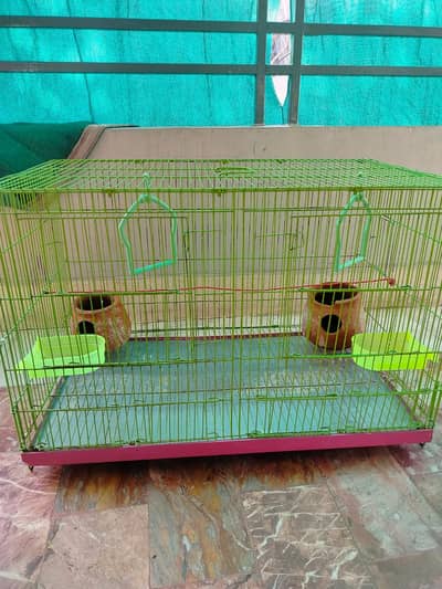 Birds Cage - Green Colour