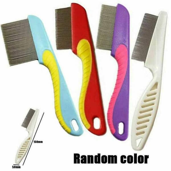 Nits and Lice Comb with Handle – Multi-Color Random