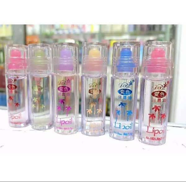 Lip Oil Emoji Fruit Flavor - Pure Natural Nourishing Round-Ball Lips Oil for Repair