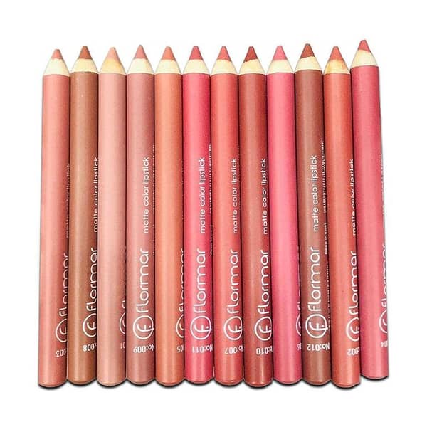New Lipstick Pencil Pack of 12 Matte Lip Pencils