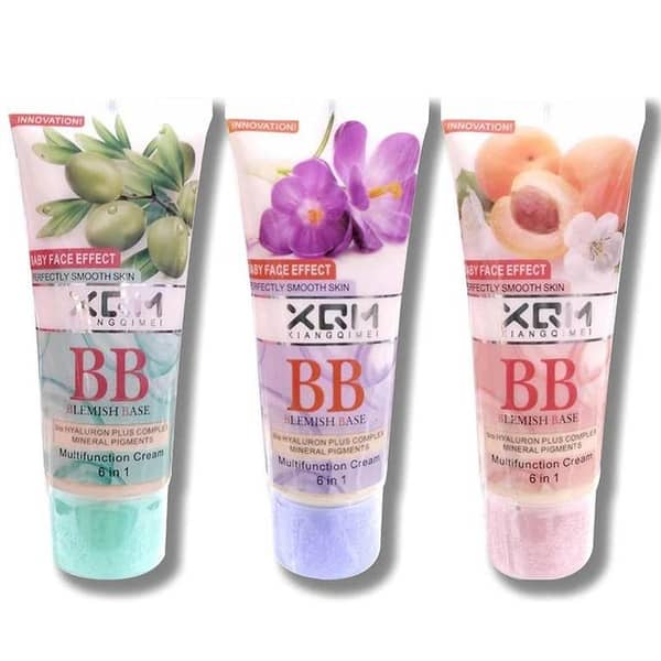 XQM BB Cream Blemish Base 6-in-1 Multifunction Cream with SPF