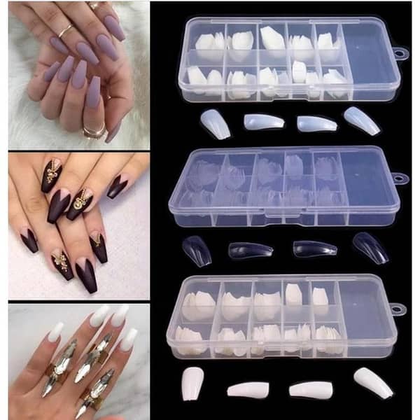 Pack of 100 Artificial Nails by MAT Beauty