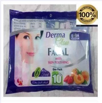 Derma Glow Urgent Facial Pack – 6-Tube Skin Polishing Kit