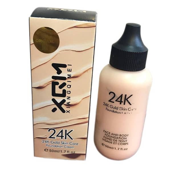 XQM 24K Studio Fix Face & Body Liquid Foundation Base 50ml