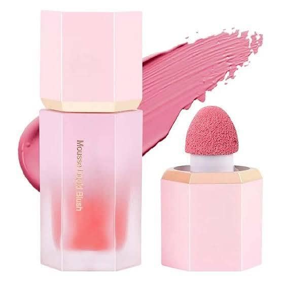 Liquid Air Cushion Blush Cream for Makeup – Matte Cheeks