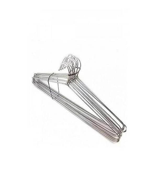 Pack of 10 Steel Cloth Hangers by MAT Beauty