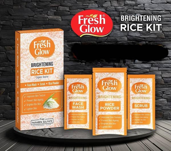 Fresh Glow Brightening Rice Kit Sachet