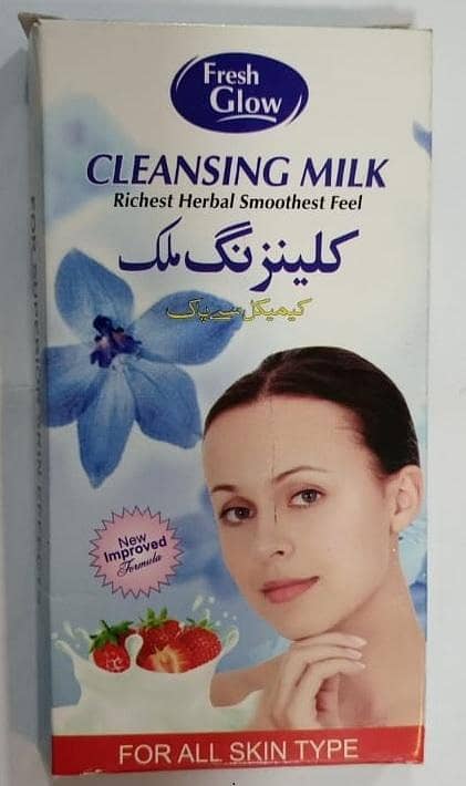 Pack of 2 Fresh Glow Herbal Cleansing Milk for All Skin Types