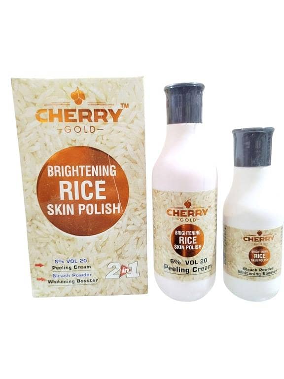 Cherry Gold Brightening Rice Skin Polish Bleach 20% with Booster
