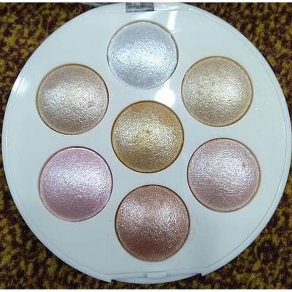 7 in 1 Professional Crystal Shiny Highlighter Palette Kit