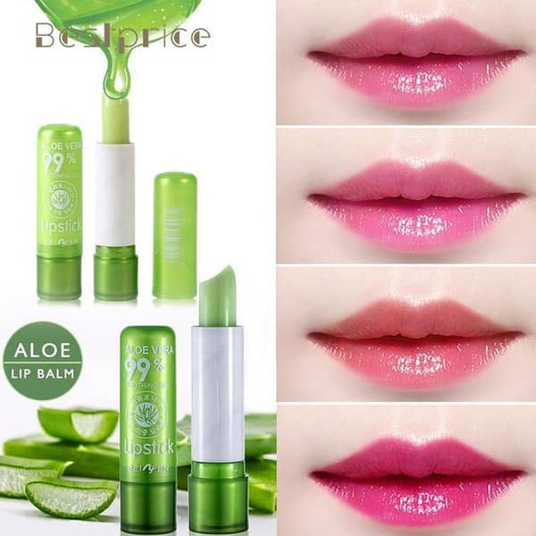 Premium Aloe Vera Soothing Gel Lip Balm for Moisturizing and Hydrating Lips