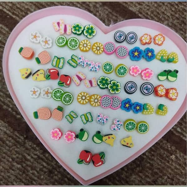 Pack of 36 Women’s Gold Earring Set with Random Latest Designs