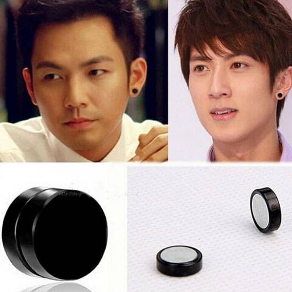 Pair of Magnetic Tops Earrings for Unisex