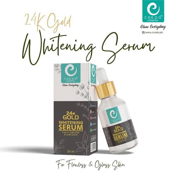Credo 24K Gold Serum for Flawless Glass Skin Glow Everyday