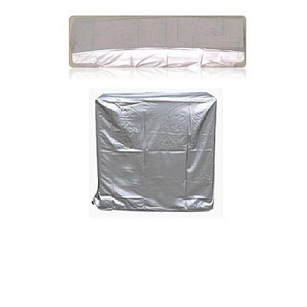 Haierr Parachute Split AC Dust Cover for Indoor and Outdoor Units, Adjustable
