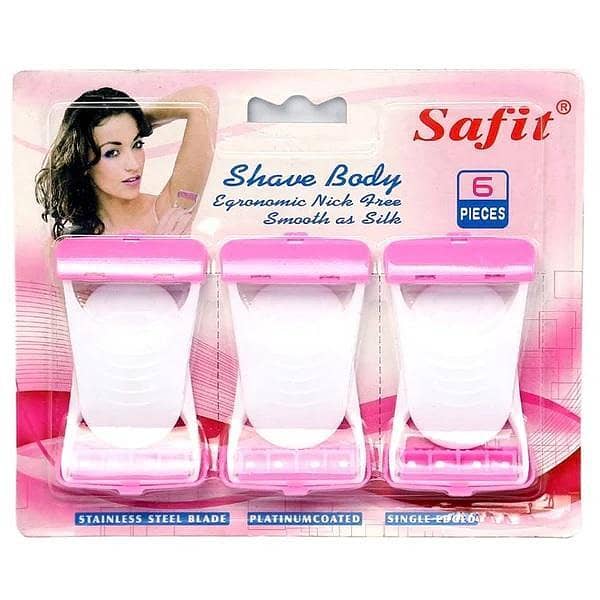 Safit Shave Body Razor – 6-Pack