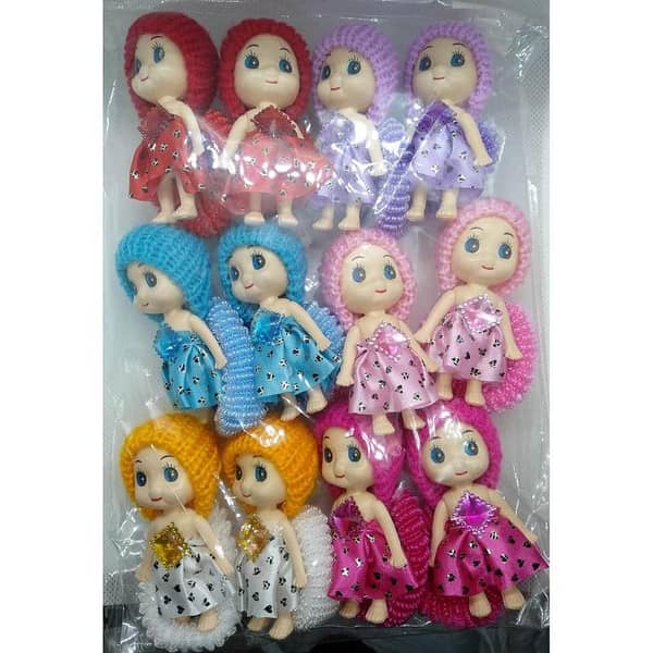 Pack of 6 Multicolored Girls Fancy Hair Pony Hair Bands