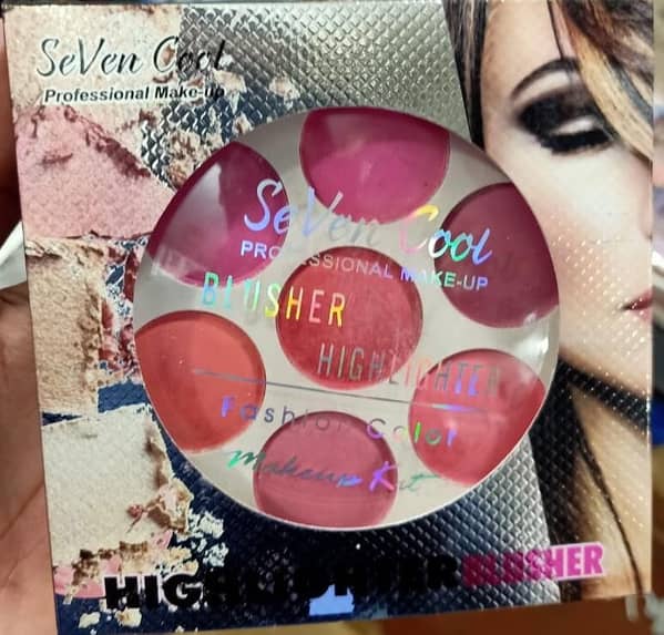 7 in 1 Professional Terracotta Blush On Palette Kit