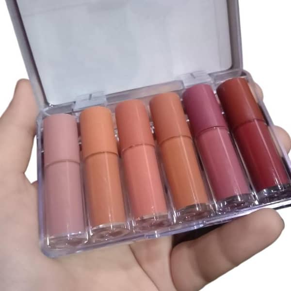 Pack of 6/8 Matte Lip Gloss Lipstick Gift Set