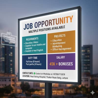 Management job near thokar with 50k salary