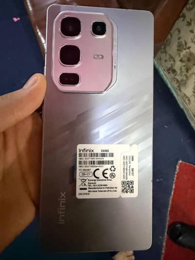 infinix note 50 pro all ok with box and charger
