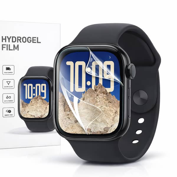 Apple Watch Series 10 49mm, 46mm & 42mm: Pack of 6 Hydrogel Screen Protectors