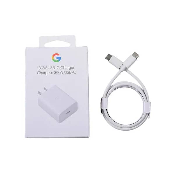 Google 18W USB-C Charger for Pixel and USB-C Devices (Includes Gift Cable)