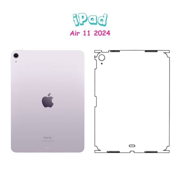 Apple iPad Air 11 2024 Back Sheet Hydrogel Film — Matte, Scratch-Resistant Rear Protector