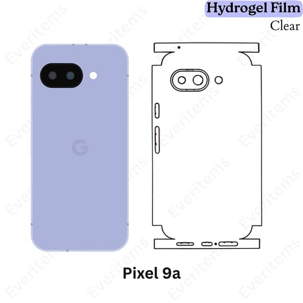 Google Pixel 9a Clear Hydrogel Back Film with 360° Protection