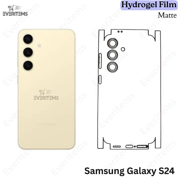 Samsung Galaxy S24 Matte Hydrogel Film / Back Cover with 360° Protection