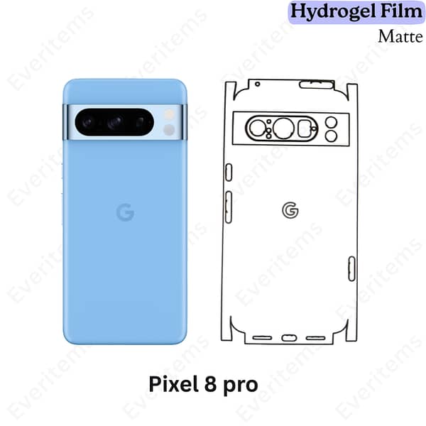 Google Pixel 8 Pro Matte Hydrogel Back Film with 360° Protection