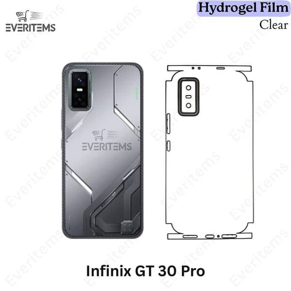 Infinix GT 30 Pro Clear Hydrogel Film / Back Shield