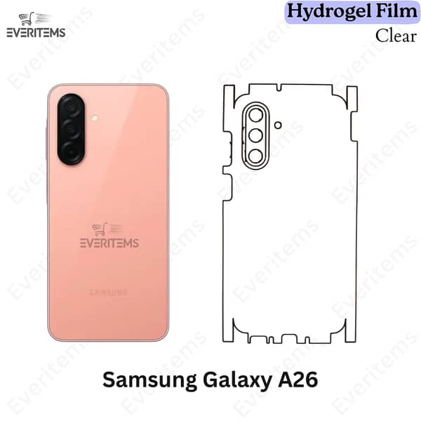 Samsung Galaxy A26 Clear Hydrogel Film / Back Sheet with 360° Protection