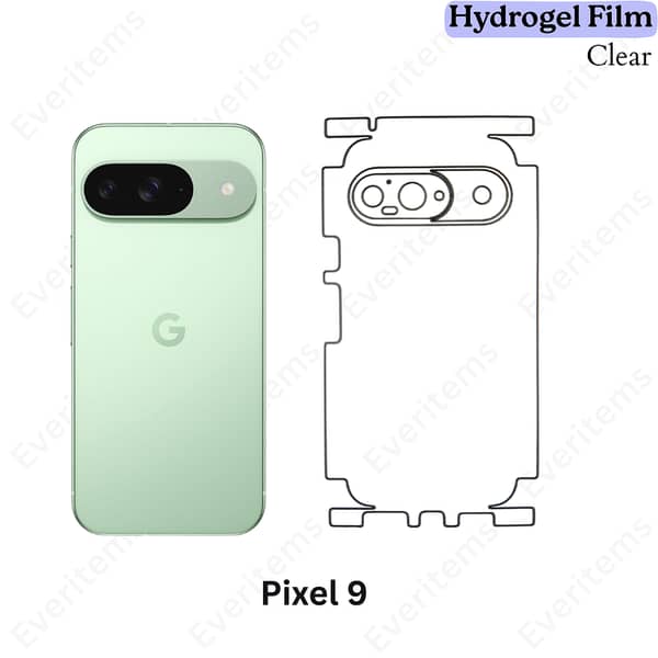 Google Pixel 9 Clear Hydrogel Back Film / 360° Protection | Self-Healing, Scratch-Resistant, Slim Fit