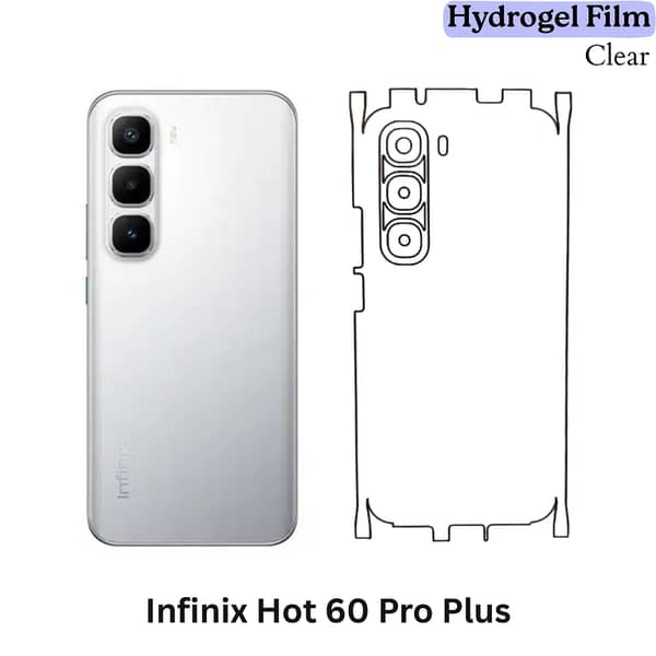 Infinix Hot 60 Pro Plus Clear Hydrogel Back Film with 360° Protection