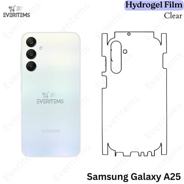 Samsung Galaxy A25 Clear Hydrogel Film / Back Sheet with 360° Protection
