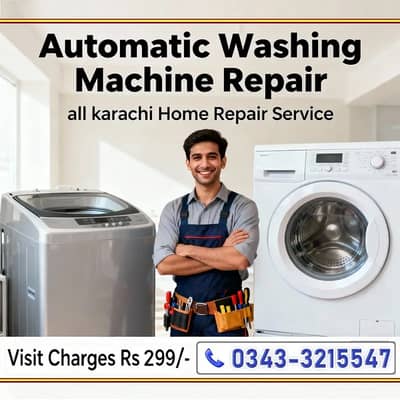 Automatic washing machine Repair Fridge Repair AC Repair AC Service