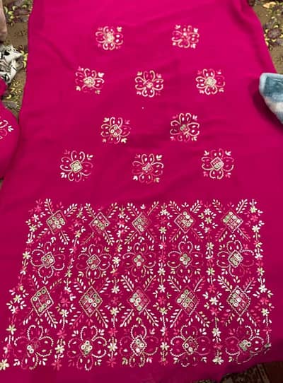 Georgette handmade 2 PCs suit