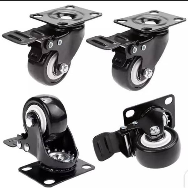 Caster Wheels 2 Inch Heavy-Duty Set of 4