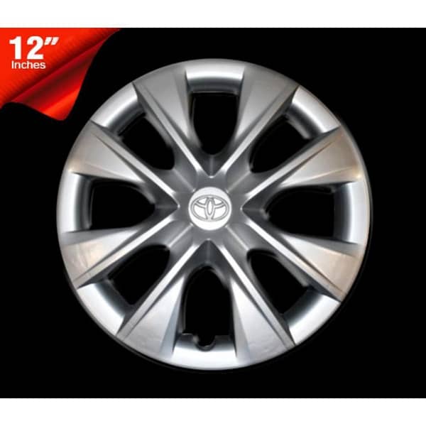 Toyota Logo Wheel Covers for Cars — High-Quality 12-inch Plastic