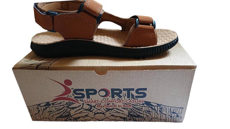 Casual Men’s Sandals in PU Leather