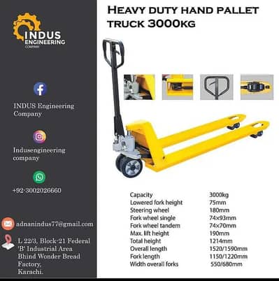 Hand Pallet Truck/lifter/3000kg/Hand lifter/jack/trolley/pallet lifter