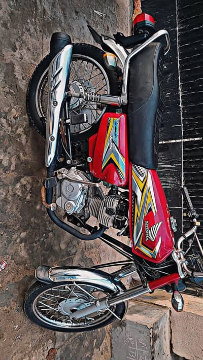 Honda CG125 2025 model unregistered applied for