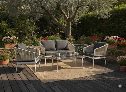 Luxury Outdoor Sofa Set | Garden Furniture | Patio Sofa with Table |